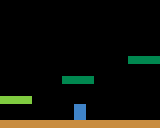 Display of platforms, without collision management
